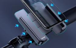 Joyroom Držák na kolo Metal JR-ZS252 pro telefony (černý) (VÝPRODEJ)