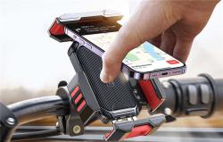 Joyroom Kovový držák na kolo JR-ZS265 pro telefony (černý)