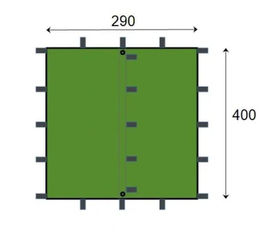 Jurek ARM 3x4 UL bivakovací plachta Jurek ARM 3x4 UL bivakovací plachta
