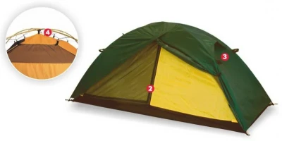 Jurek At 1.5 turistický stan + sleva 300,- na příslušenství