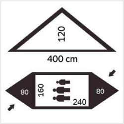 Jurek ATAK 2.5 DUO XL turistický stan + sleva 600,- na příslušenství