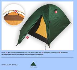 Jurek ATAK 2.5 DUO XL turistický stan + sleva 600,- na příslušenství