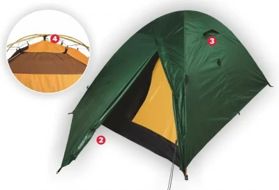 Jurek Atak 2.5 turistický stan + sleva 300,- na příslušenství