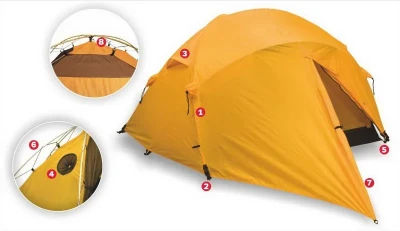 Jurek Dome 3 Scandium expediční stan + sleva 1000,- na příslušenství