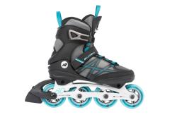 K2 Alexis 80 Alu šedo/modré dámské inline brusle