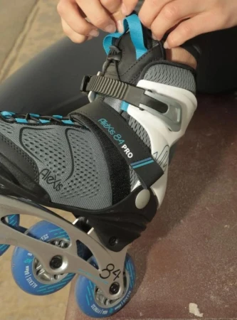 K2 ALEXIS 84 Pro šedo/modré dámské inline brusle POUZE US 6 / UK 3,5 / EU 36 (VÝPRODEJ)