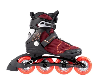 K2 ALEXIS 90 Boa červeno/oranžové dámské kolečkové brusle K2 ALEXIS 90 Boa červeno/oranžové dámské kolečkové brusle