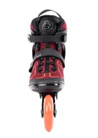 K2 ALEXIS 90 Boa červeno/oranžové dámské kolečkové brusle POUZE US 8 / UK 5,5 / EU 39 (VÝPRODEJ)