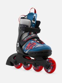 K2 Eddie Pro gray/blue dětské kolečkové brusle