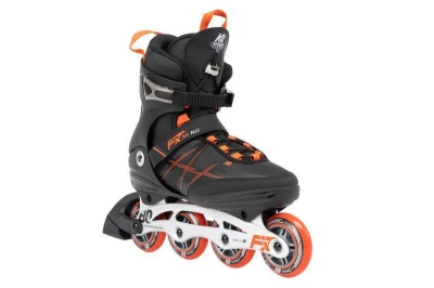 K2 F.I.T. 80 ALU černé/červené pánské inline brusle POUZE US 11,5 / UK 10,5 / EU 45 (VÝPRODEJ)