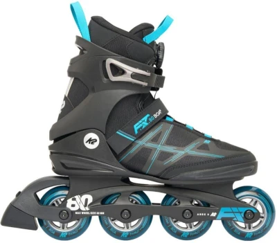 K2 F.I.T. 80 BOA černo/modré pánské inline brusle + sleva 400,- na příslušenství