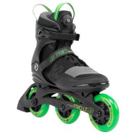 K2 TRIO LT 100 BOA čierno/zelené pánske kolieskové korčule + zľava 25 € na príslušenstvo K2 TRIO LT 100 BOA čierno/zelené pánske kolieskové korčule + zľava 25 € na príslušenstvo