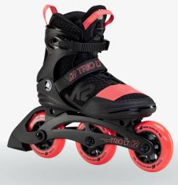 K2 Trio LT 100 červeno/červené dámske inline korčule + osviežovač obuvi