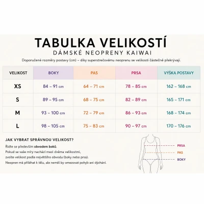 Kaiwai Dámská neoprenová kombinéza 3/2 mm