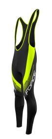 Force F58 černo-fluo cyklokalhoty se šráky bez vložky