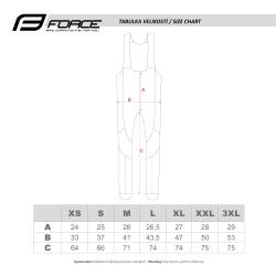Force MAZE černé cyklokalhoty se šráky a vložkou
