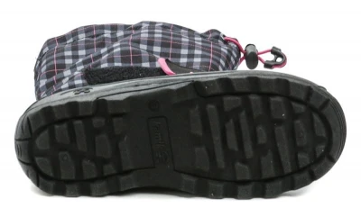 Kamik FINLEY black pink dětské zimní sněhule