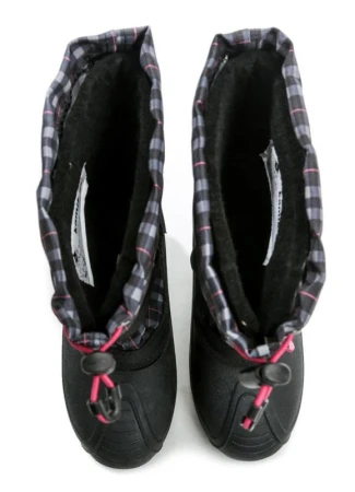 Kamik FINLEY black pink dětské zimní sněhule