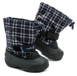 Kamik FINLEY T black blue detské zimné snehule