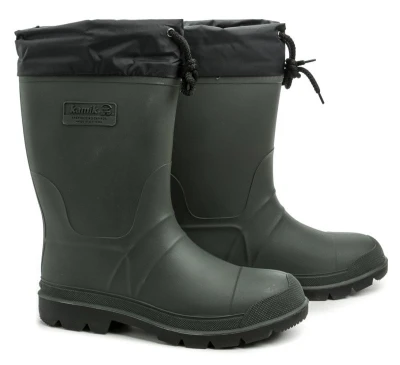 Kamik Forester khaki black zimní holínky
