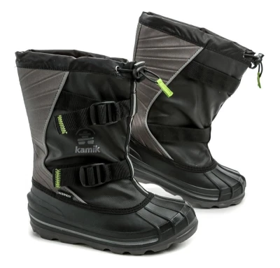 Kamik GLACIAL 4 Black dětské zimní sněhule