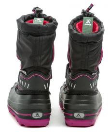 Kamik Snowcoast4 black magenta dětské zimní sněhule