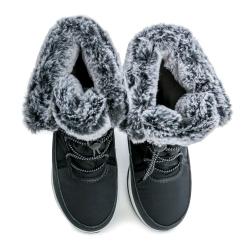 Kamik Stormy F black dievčenská zimná obuv