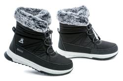 Kamik Stormy F black dievčenská zimná obuv