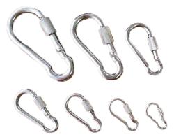 Karabina s maticí 100mm Zn 350kg (5ks)