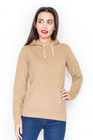 KATRUS Fitness mikina K093 beige