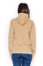 KATRUS Fitness mikina K093 beige