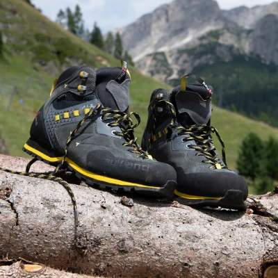 Kayland Vitrik Mid Gtx Dark grey/Yellow pánské turistické boty