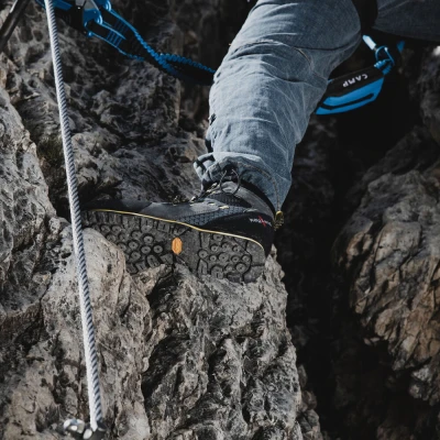 Kayland Vitrik Mid Gtx Dark grey/Yellow pánské turistické boty