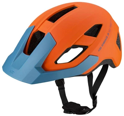 KED Embrace Jr. Petrol Orange Matt dětská cyklistická přilba