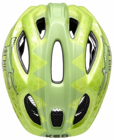 Ked Meggy II Trend Green Croco dětská cyklistická přilba