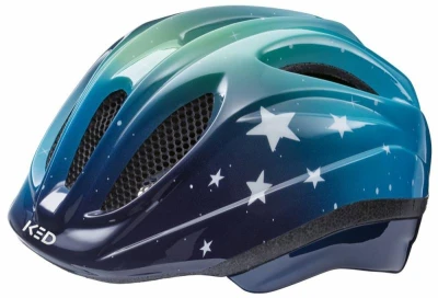 KED Meggy II Trend Stars Blue Green dětská cyklistická přilba