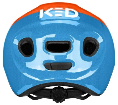 KED Meggy Spark Dotty Skyblue Orange dětská cyklistická přilba