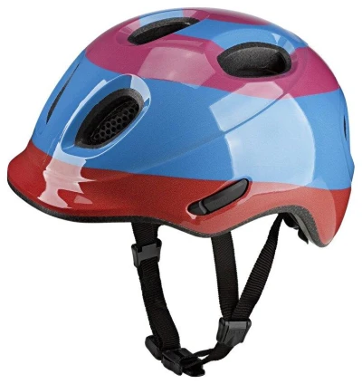 KED Meggy Spark Loopster Pink Blue dětská cyklistická přilba