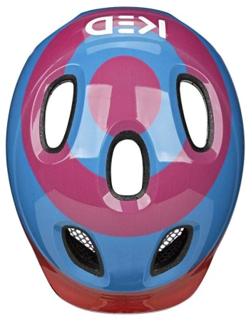 KED Meggy Spark Loopster Pink Blue dětská cyklistická přilba