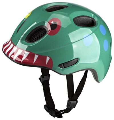 Ked Meggy Spark Monster Mood Green dětská cyklistická přilba