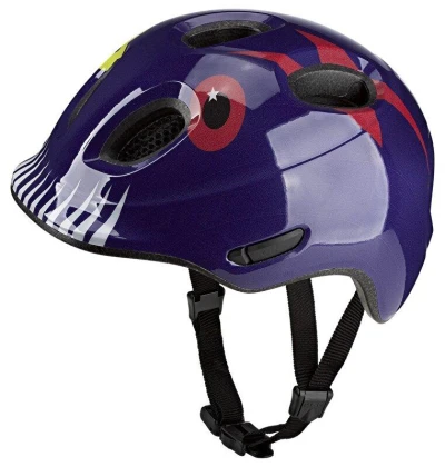 KED Meggy Spark Monster Mood Purple Blue dětská cyklistická přilba