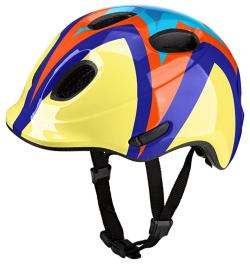 Ked Meggy Spark Starburst Yellow Blue detská prilba