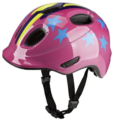 KED Meggy Spark Stellar Stripes Pink dětská cyklistická přilba