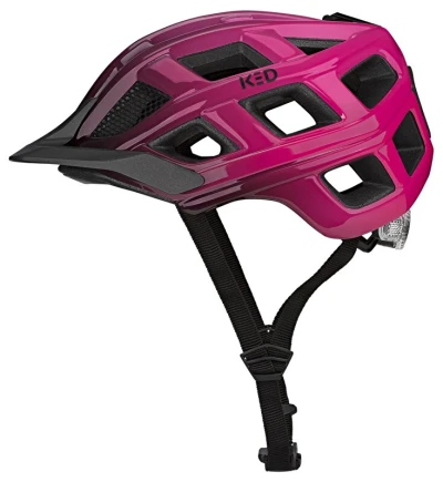 KED Crom Pink Black matt M 52-58 cm cyklistická přilba