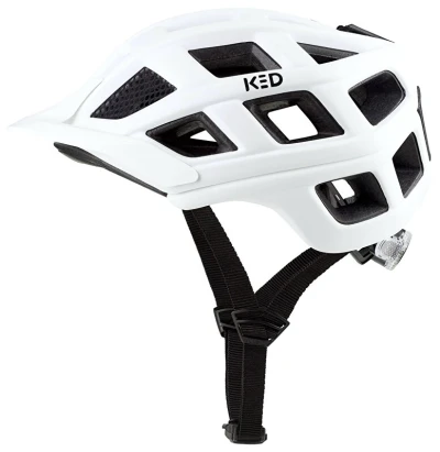 KED Crom bílá matná M (52-58 cm) cyklistická přilba