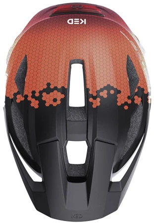 KED Embrace Jr. Black Maroon Red Matt S/M 52-58 cm dětská cyklistická přilba