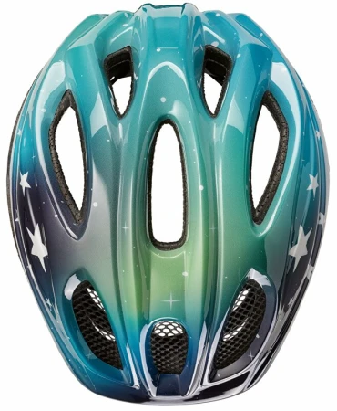 KED Meggy II Trend Stars Blue Green M 52-58 cm dětská cyklistická přilba