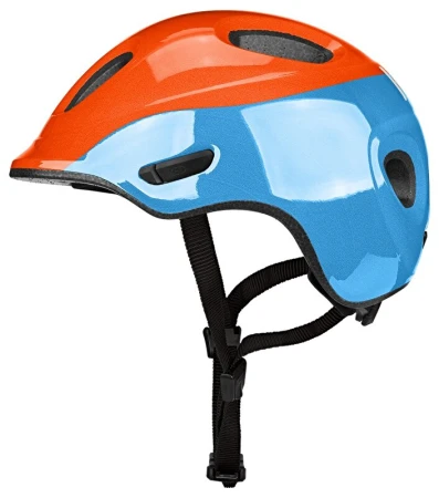 KED Meggy Spark Dotty Skyblue Orange M 50-55 cm dětská cyklistická přilba