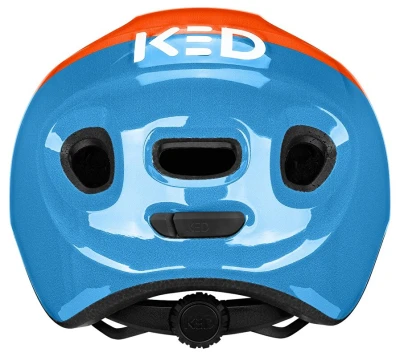 KED Meggy Spark Dotty Skyblue Orange M 50-55 cm dětská cyklistická přilba