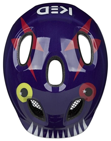 KED Meggy Spark Monster Mood Purple Blue M 50-55 cm dětská cyklistická přilba